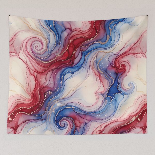 Item preview, 7 Luxury Teal Gold Marble Fluid Art Pattern designed and sold by ART ATTACK ZONE.