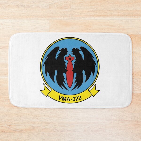 Item preview, USMC VMA-322 "Fighting Gamecocks" Marine Attack Squadron Insignia designed and sold by CharlieDesings.