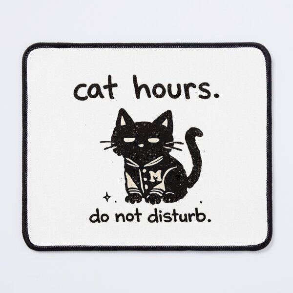 Item preview, Cat Hours Do Not Disturb Funny Anti Design Doodle Shirt Cat Lover Gift Relatable Humor Tee designed and sold by Moonveil_Studio.