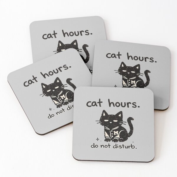 Item preview, Cat Hours Do Not Disturb Funny Anti Design Doodle Shirt Cat Lover Gift Relatable Humor Tee designed and sold by Moonveil_Studio.