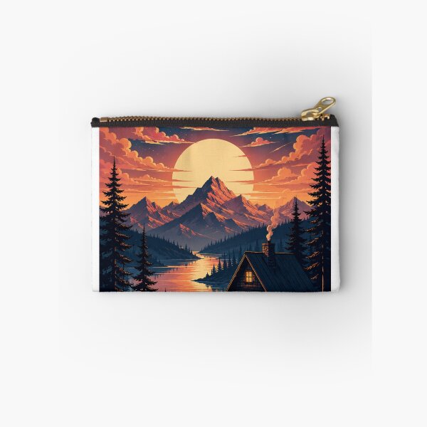 Item preview, Mountain Escape – Sunset Cabin Adventure designed and sold by AndGarciart.