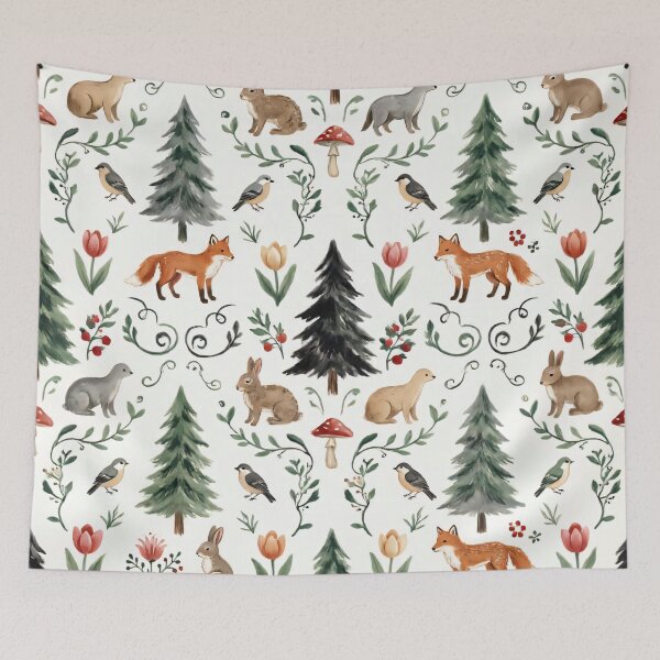 Aperçu de l'œuvre Scandinavian Forest Folk créée et vendue par MoonwoodStudio.