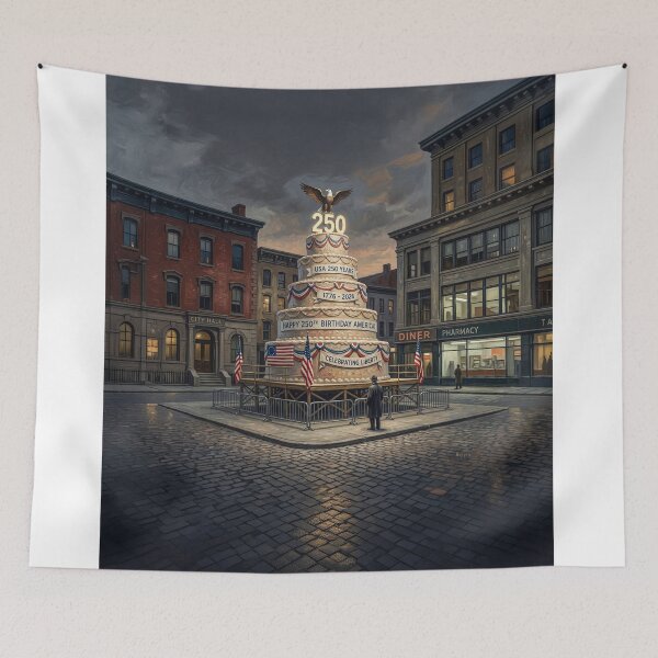 Item preview, USA 250th Anniversary Cake designed and sold by Home Decor Art.