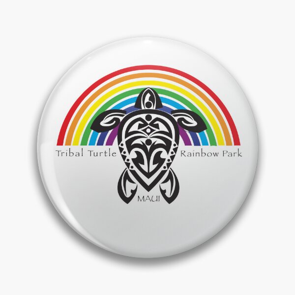 Item preview, Tribal Turtle Rainbow Park Maui designed and sold by srwdesign.