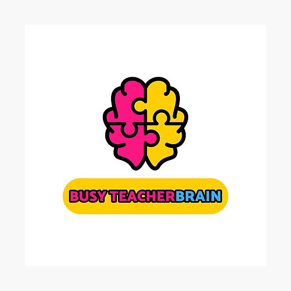 Item preview, Busy Teacher Brain Clothing designed and sold by The Staff Room Shop.