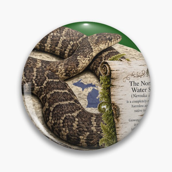 Item preview, Northern Water Snake designed and sold by FreshWaterWares.