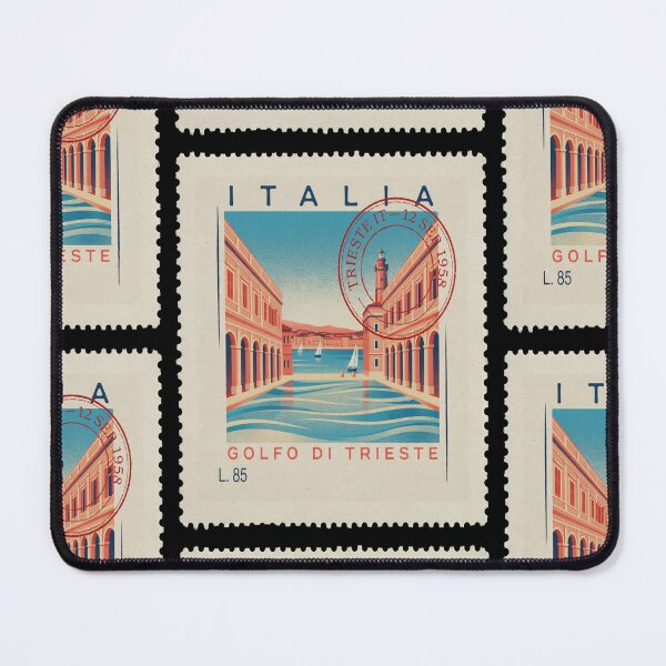 Item preview, Trieste Italy Adriatic Coast Postage Stamp Travel Sticker designed and sold by stickercuffs.