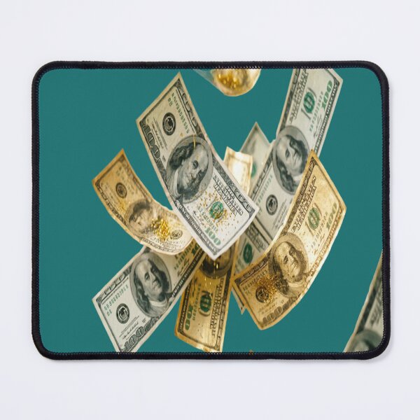 Item preview, The Golden Fall of Success? ✨ A Shower of $100 Bills - Gold and Glitter for Success and Luxury designed and sold by RAYBIL.