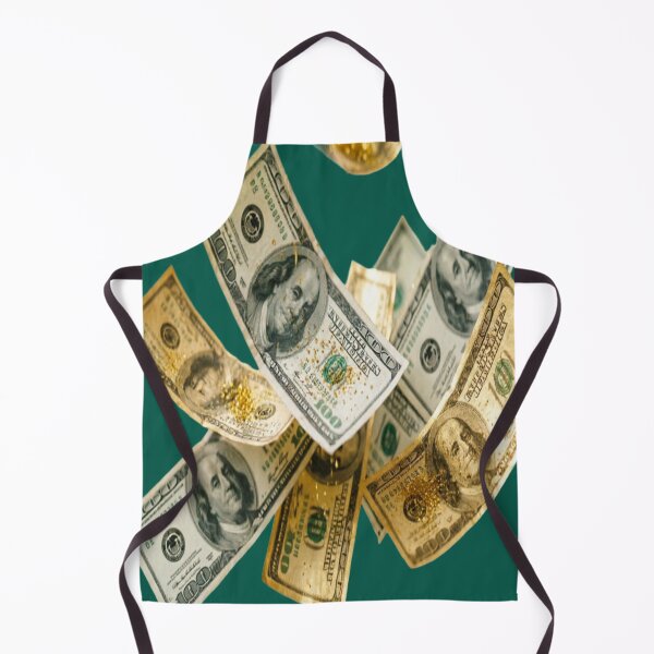 Item preview, The Golden Fall of Success? ✨ A Shower of $100 Bills - Gold and Glitter for Success and Luxury designed and sold by RAYBIL.