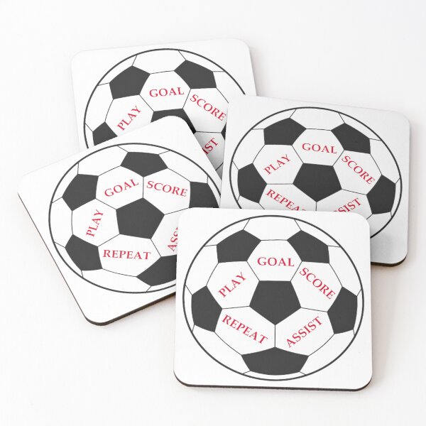 Item preview, soccer ball word art  play score goal repeat  designed and sold by Star58.