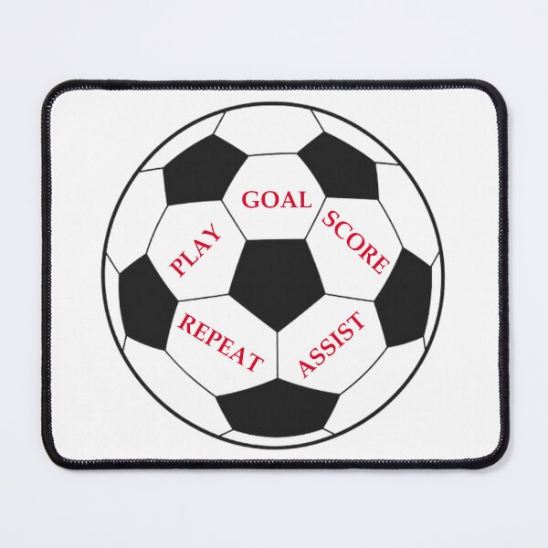 Item preview, soccer ball word art play score goal repeat designed and sold by Star58.