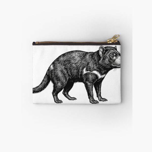 Item preview, Realistic high detail black and white tasmanian devil designed and sold by Minimalisticaly.
