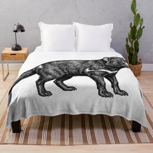 Item preview, Realistic high detail black and white tasmanian devil designed and sold by Minimalisticaly.