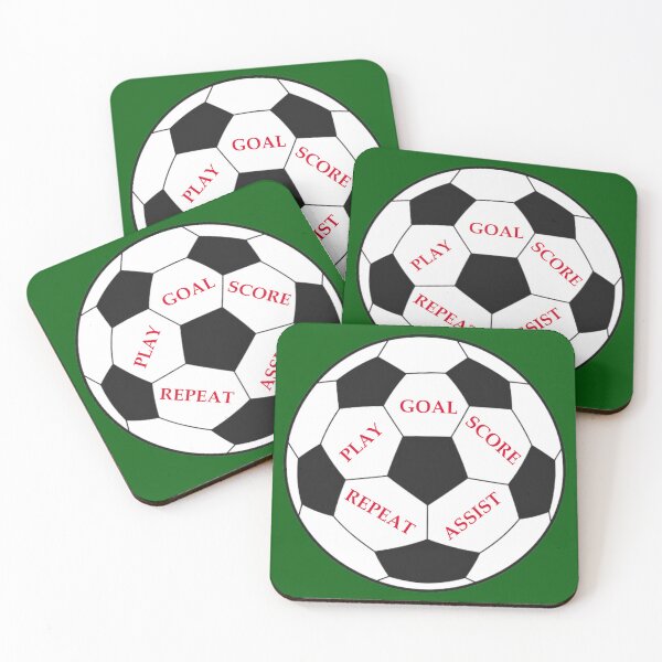 Item preview, soccer ball word art play  score goal repeat  designed and sold by Star58.