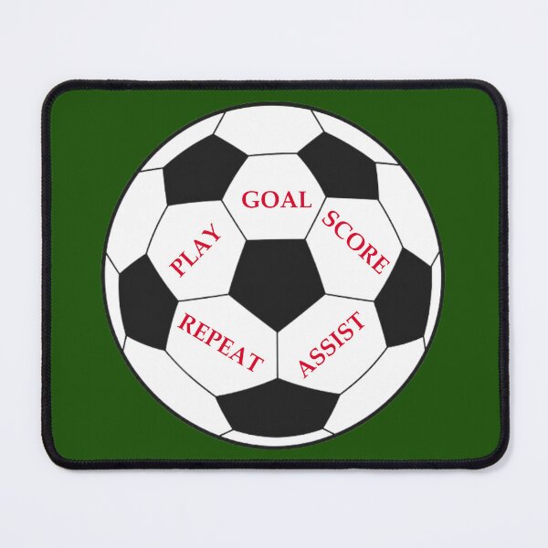 Item preview, soccer ball word art play score goal repeat designed and sold by Star58.