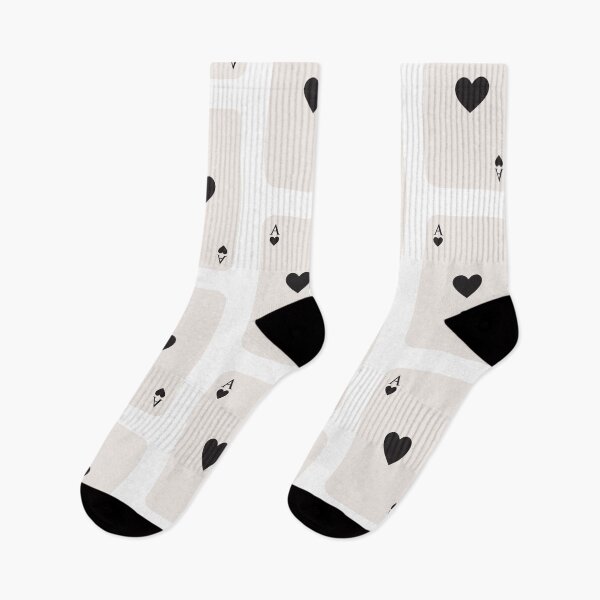 Item preview, Black & Beige Retro Aesthetic Ace of Hearts Playing Card Design, Casino Vibes, Minimalist Artwork designed and sold by SpringTeaDesigns.