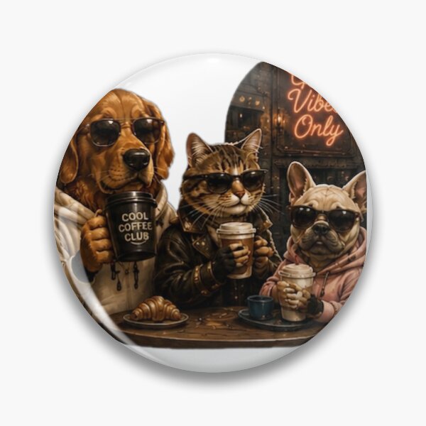 Item preview, Good Vibes Coffee Club designed and sold by DailyDoodlesBySumbul.