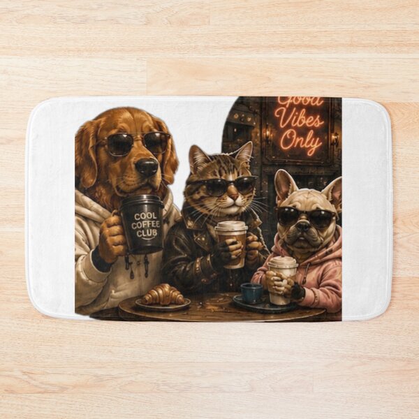 Item preview, Good Vibes Coffee Club designed and sold by DailyDoodlesBySumbul.