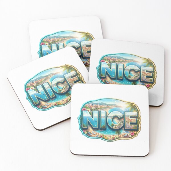 Item preview, Nice French Riviera Travel Sticker designed and sold by Imaginarium of Chaos falcon88 .
