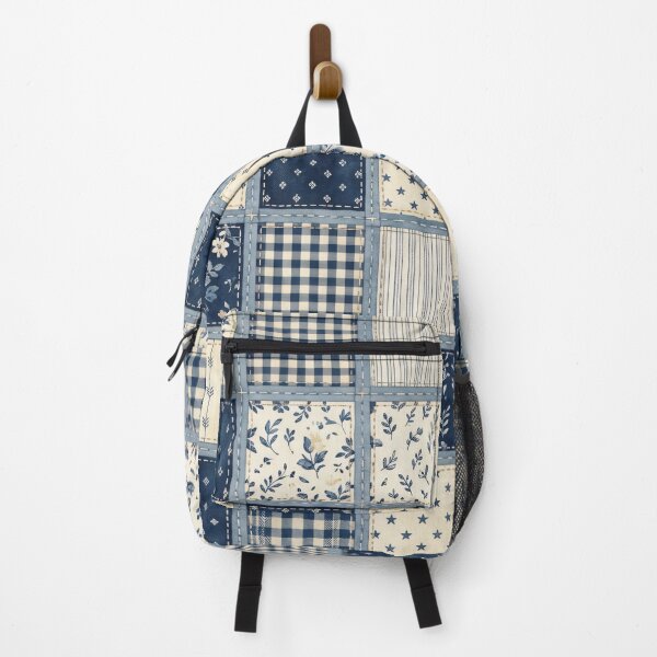 Item preview, Indigo Patchwork Quilt designed and sold by MoonwoodStudio.