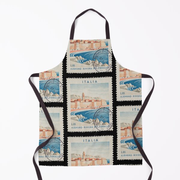 Item preview, Alghero Sardinia Riviera del Corallo Postage Stamp Sticker designed and sold by stickercuffs.