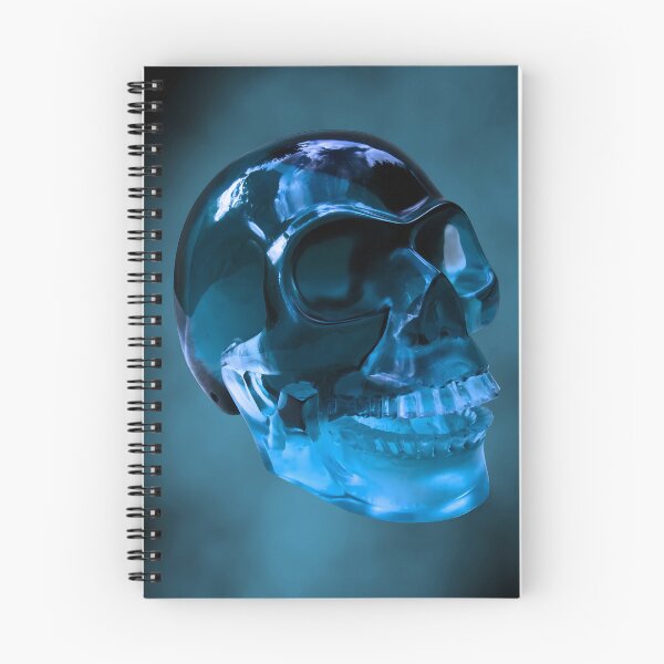 Item preview, 3D Crystal Skull in Blue Flame Graphic designed and sold by ozel-baski54.