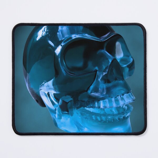 Item preview, 3D Crystal Skull in Blue Flame Graphic designed and sold by ozel-baski54.