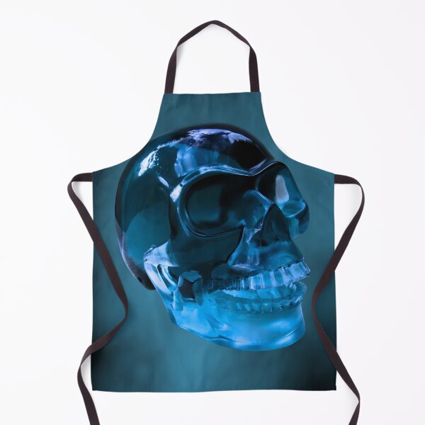 Item preview, 3D Crystal Skull in Blue Flame Graphic designed and sold by ozel-baski54.