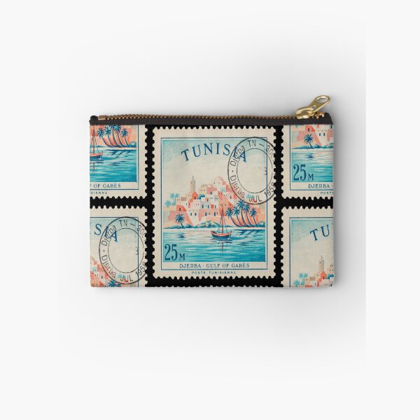 Item preview, Djerba Tunisia Mediterranean Postage Stamp Travel Sticker designed and sold by stickercuffs.