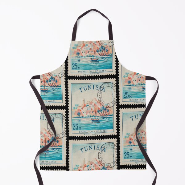 Item preview, Djerba Tunisia Mediterranean Postage Stamp Travel Sticker designed and sold by stickercuffs.
