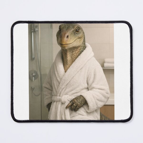 Item preview, Cozy Bathrobe Iguanodon designed and sold by Sillytoe.