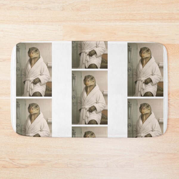 Item preview, Cozy Bathrobe Iguanodon designed and sold by Sillytoe.