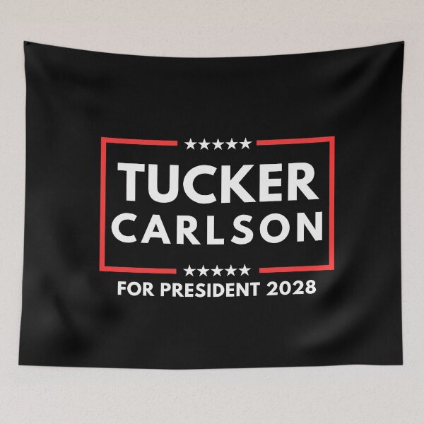 Item preview, Tucker Carlson For President 2028 designed and sold by ANNINOART ⭐⭐⭐⭐⭐.