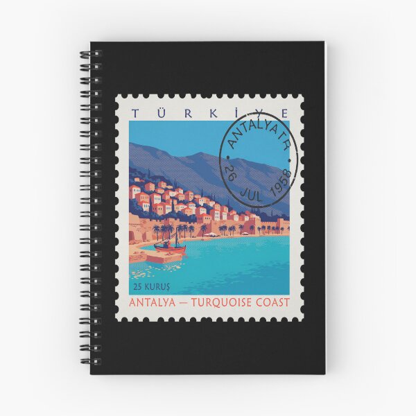 Item preview, Antalya Türkiye Turquoise Coast Postage Stamp Travel Sticker designed and sold by stickercuffs.