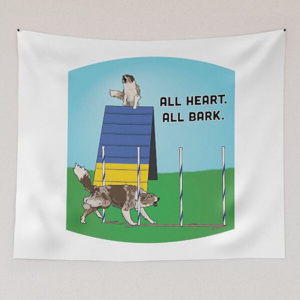 Item preview, All Heart. All Bark. designed and sold by Sporter Collie Art.
