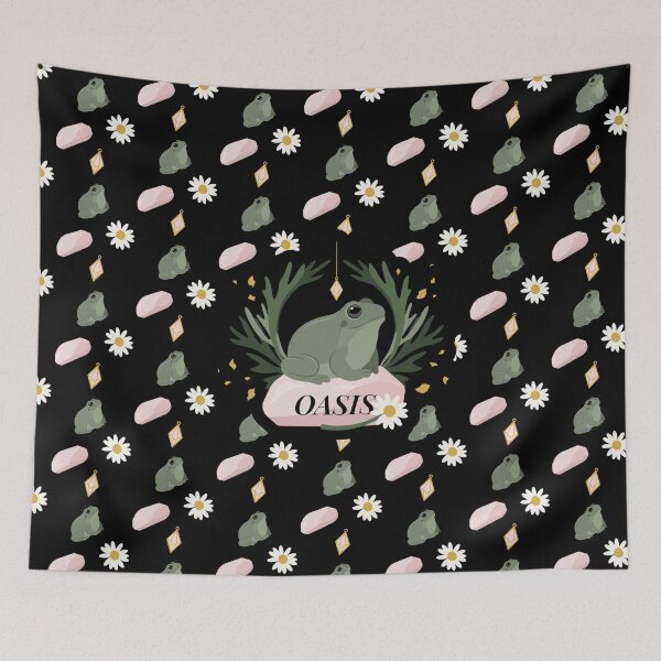 Item preview, Peaceful Tree Frog Oasis: Cozy Botanical Vibe Art designed and sold by ZUMERI.