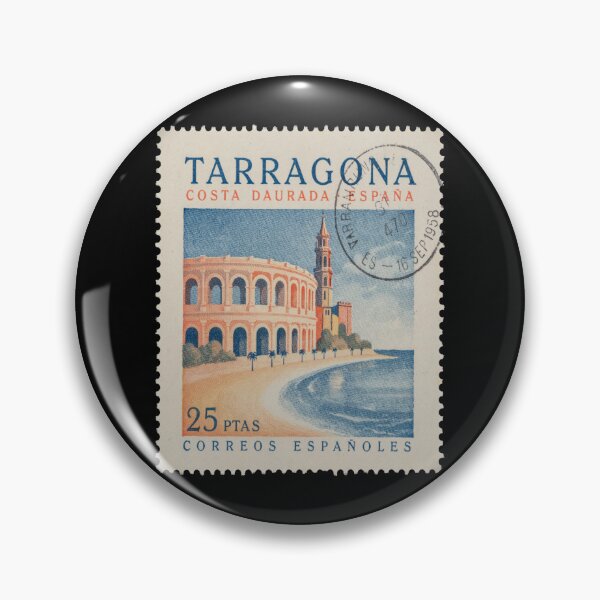 Item preview, Tarragona Spain Costa Daurada Postage Stamp Travel Sticker designed and sold by stickercuffs.