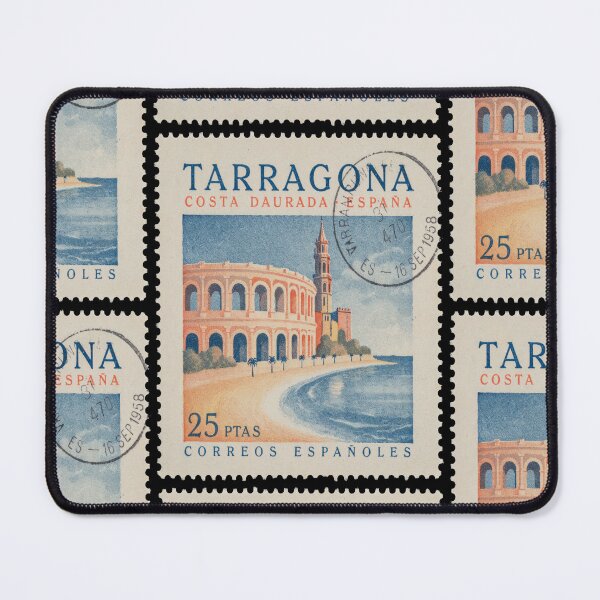 Item preview, Tarragona Spain Costa Daurada Postage Stamp Travel Sticker designed and sold by stickercuffs.