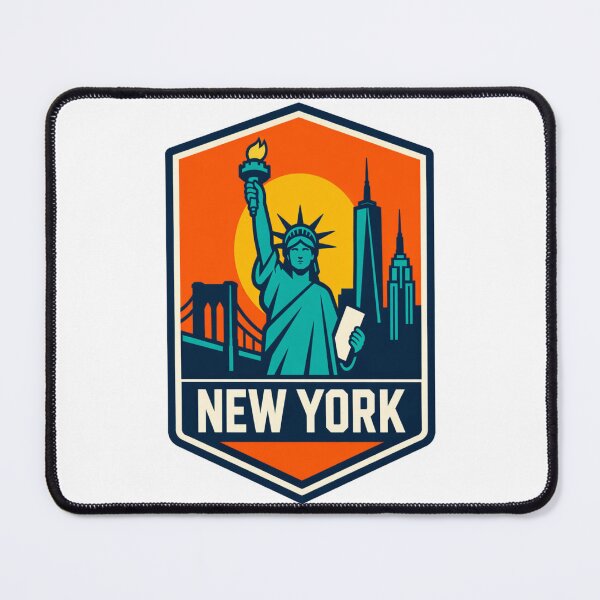 Item preview, New York Statue of Liberty Badge designed and sold by Lyfeinsights.