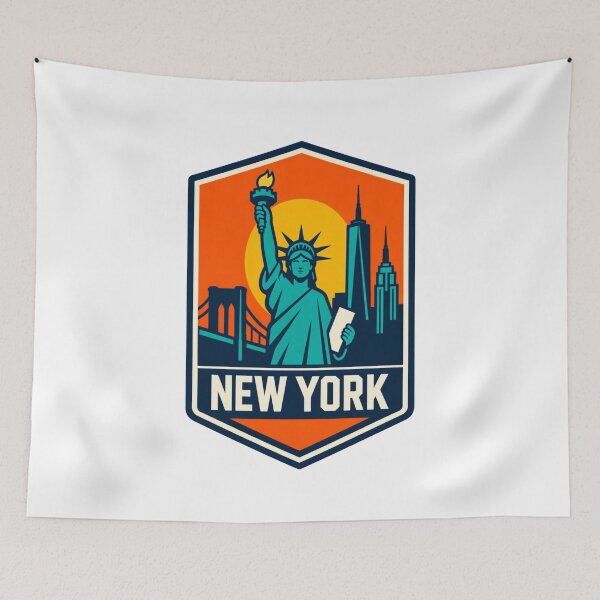 Item preview, New York Statue of Liberty Badge designed and sold by Lyfeinsights.