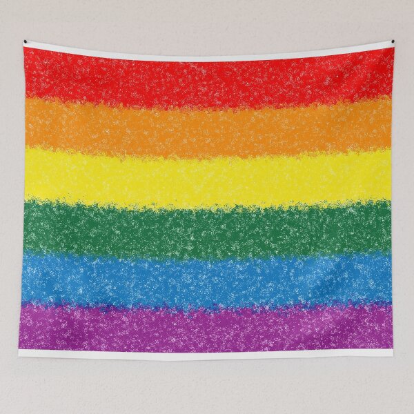 Item preview, GAY RAINBOW PRIDE FLAG designed and sold by Qweird Artistry.