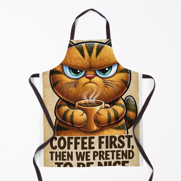 Item preview, Grumpy Cat with Coffee and Attitude designed and sold by Artessie.