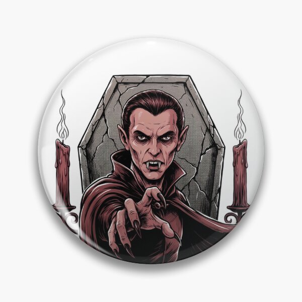 Item preview, Cape And Fangs Optional, Vampire Horror Movie Vintage designed and sold by CryptReel.