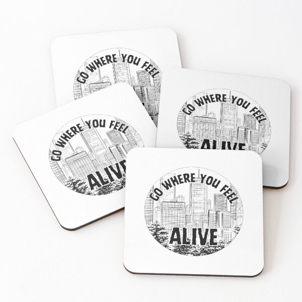 Item preview, Go Where You Feel Alive - City designed and sold by Whimsy Avenue.