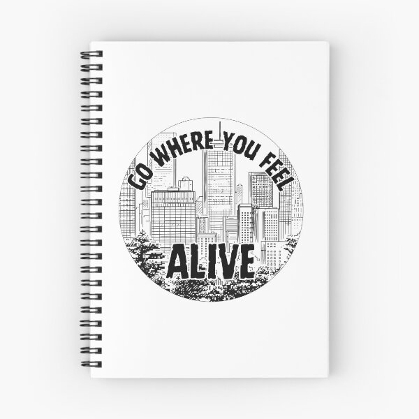 Item preview, Go Where You Feel Alive - City designed and sold by Whimsy Avenue.