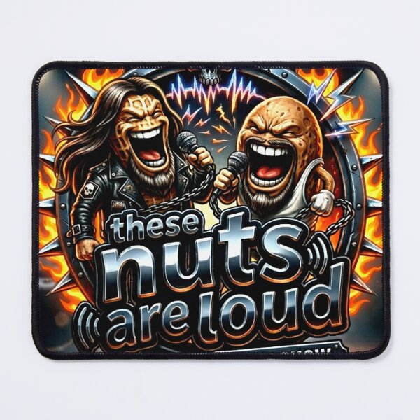 Item preview, These Nuts Are Loud Heavy Metal Talk Show designed and sold by Iron El Studios.