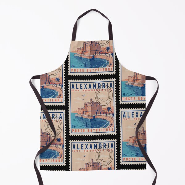 Item preview, Alexandria Egypt Mediterranean Postage Stamp Travel Sticker designed and sold by stickercuffs.