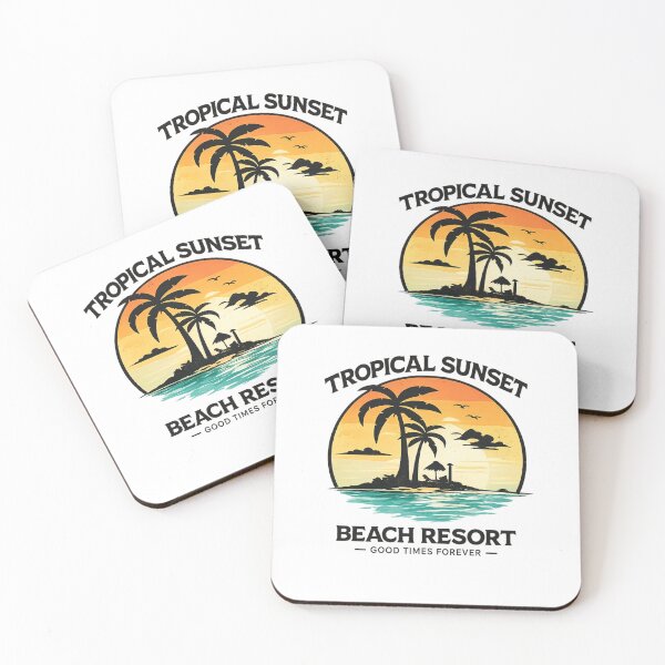 Item preview, tropical sunset designed and sold by animdesigne.