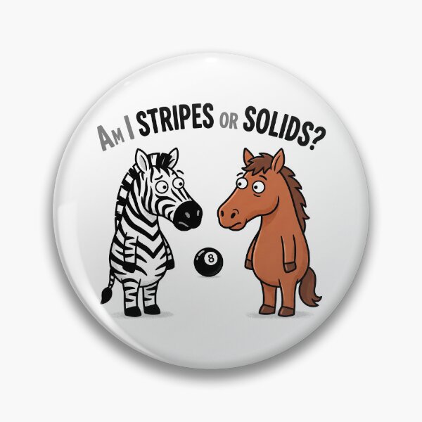Item preview, Am I Stripes or Solids Zebra vs Horse Pool Graphic designed and sold by ThreadRiotTees.