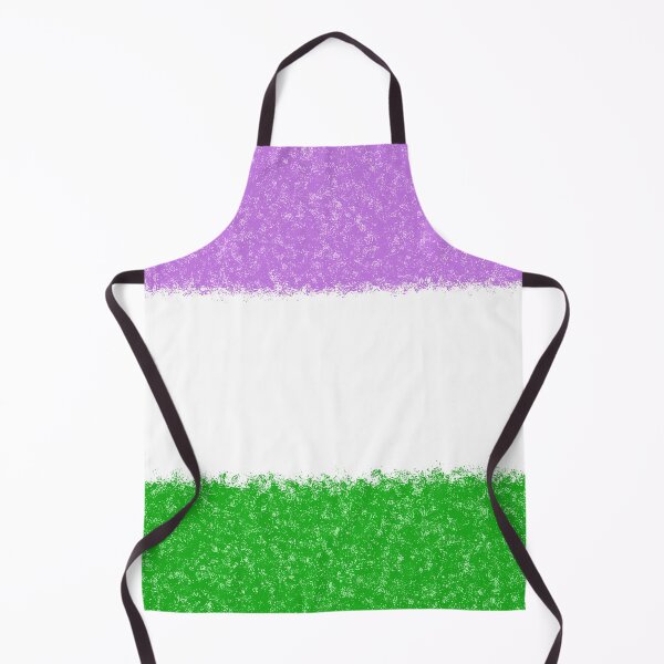 Aperçu de l'œuvre DRAPEAU GENDERQUEER créée et vendue par Qweird Artistry.